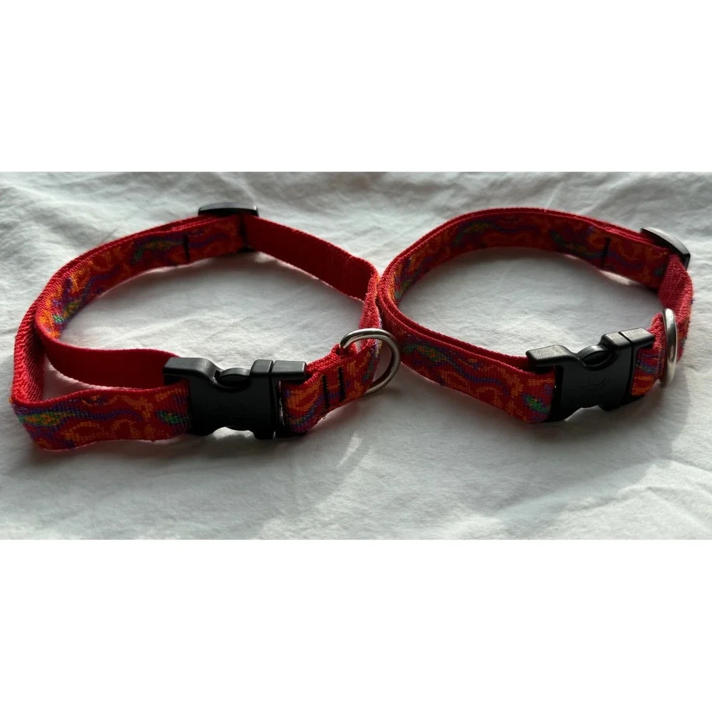 Lupine Pet Dog Collar Ghecko‎ - 3/4 Inch width NWOT